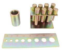 Adaptéry pro hydraulické lisy - sada 8 ks