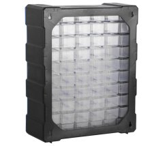 Plastový organizér / box na šroubky, 60 rozdělovníků - MW1505