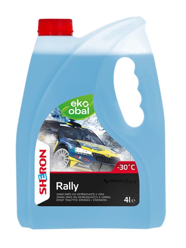 Zimní směs do ostřikovačů RALLY -30°C - SHERON - 4 l