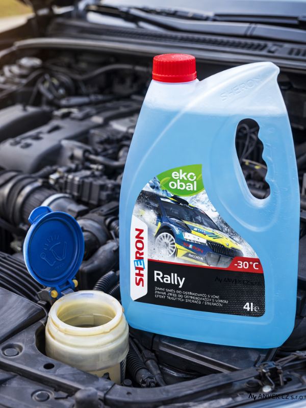 Zimní směs do ostřikovačů RALLY -30°C - SHERON - 4 l