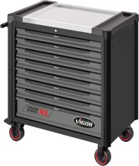 Dílenský vozík na nářadí XL, VIGOR, 8 zásuvek - V4481-X