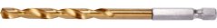 Vrták na kov 6mm TITAN HEX 1/4", délka 113mm - YT-44764