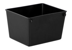 Plastový box do děrované desky, černý - ZS003704B