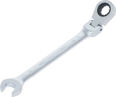 Ráčnový očkoplochý klíč 10 mm s kloubem, BGS - B6710