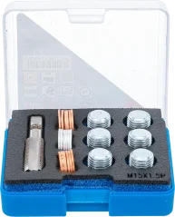 Sada pro opravu závitů olejových van M15 x 1,5 mm, BGS - B157