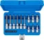 Sada nástrčných hlavic s bity Torx, 1/4", 1/2", T10H-T60H, 18 ks - B5174