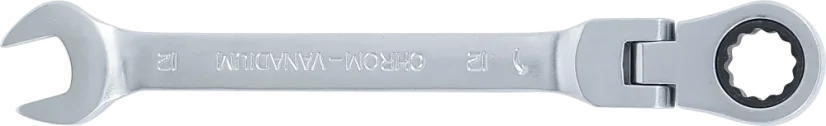 Ráčnový očkoplochý klíč 12 mm s kloubem, BGS - B6712