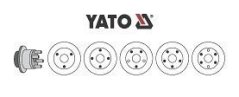 Stahovák 4/5-ramenný na brzdové bubny YT-0602 YATO