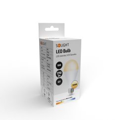 Solight LED žárovka, klasický tvar, 18W, E27, 3000K, 270°, 1710lm
