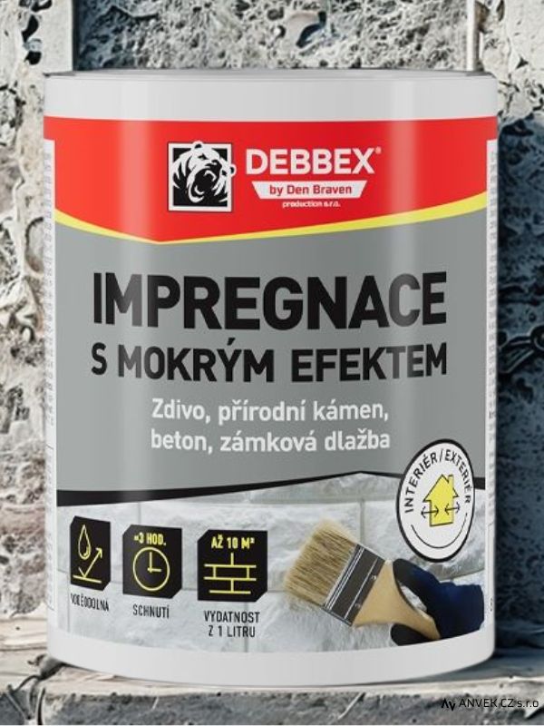 Impregnace s mokrým efektem DEBBEX - 1 litr