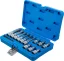 Sada nástrčných hlavic s bity Torx, 1/4", 1/2", T10H-T60H, 18 ks - B5174