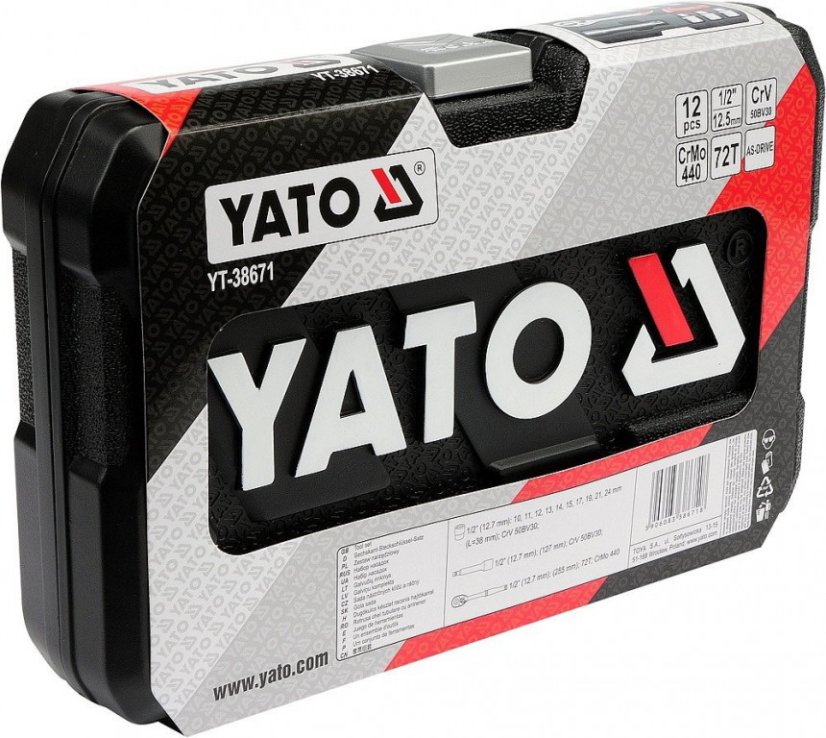 Gola sada 1/2", 12 ks - YT-38671