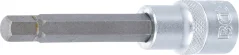 Nástrčná hlavice s bitem HEX 1/2" 9 mm, prodloužená, BGS - B4268