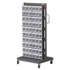 Mobilní organizér na šroubky do dílny, 120 boxů - MS-26000