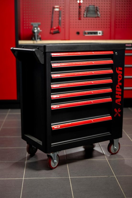 Dílenský vozík Exclusive s nářadím, 269 dílů - AH12449