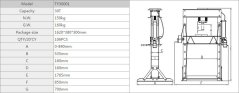 Hydraulický lis 30t TY30001