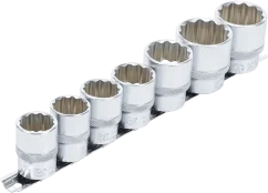 Sada nástrčných klíčů 1/2", 12hranný, 20 - 32 mm, 7 ks, BGS - B9109