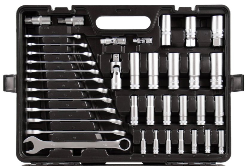 Profesionální gola sada 1/4", 3/8" a 1/2" s klíči, 220 ks