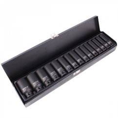 Sada kovaných vnitřních nástrčných klíčů 1/2" šestihranné hluboké 15 ks YATO - YT-1055