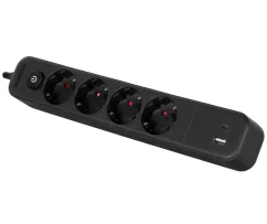 Elektrická zásuvka pro stoly EXPERT, USB a USB-C port - TSP30A