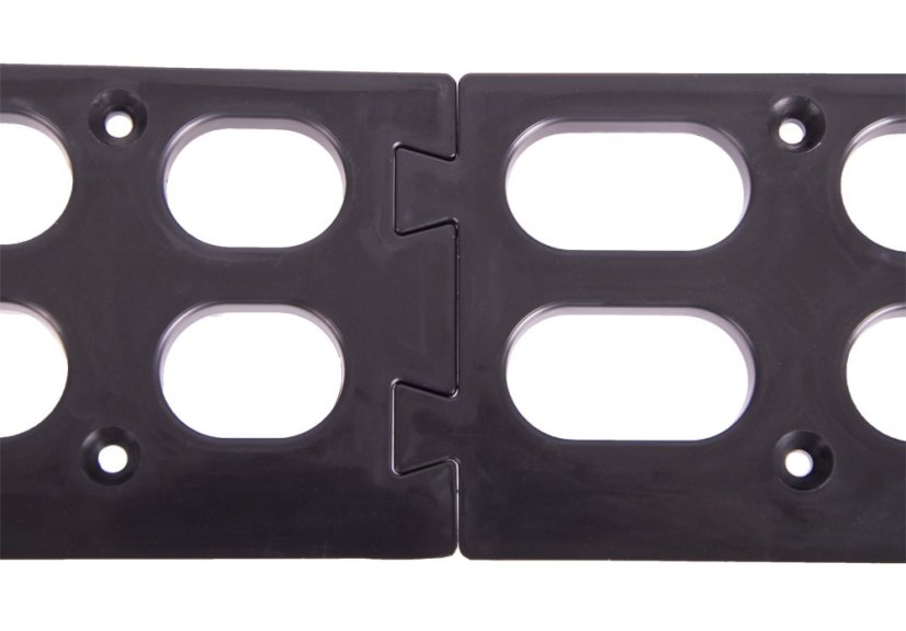 Závěsná plastová lišta se 4 plastovými boxy - MW8711