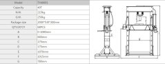 Hydraulický lis 40t, AHProfi - TY40002