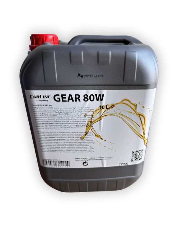 Převodový olej 80W CARLINE GEAR - 10 l