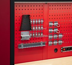 Sada háků a držáků do děrované desky, 28 ks, AHProfi - AH40768