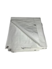 PE Krycí plachta s oky - 150g/1m² Natural UV stab - Průsvitná