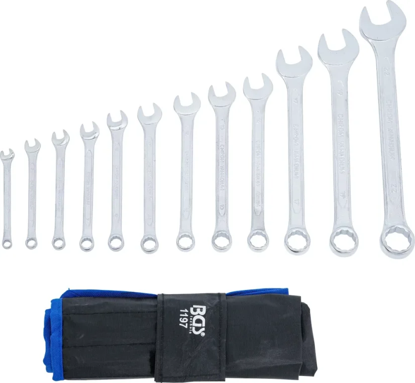 Sada očkoplochých klíčů, 6 - 22 mm, 12ks, BGS - B1197