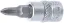 Nástrčná hlavice s bitem KŘÍŽOVÁ 1/4" PH1, BGS - B2487