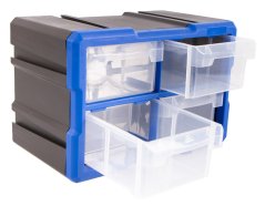 Plastový organizér, 4 boxy - MW1804