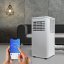 Solight mobilní klimatizace 9000 BTU, smart WiFi, chlazení, odvlhčování, ventilátor