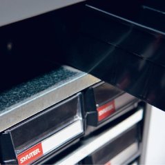 Kovový organizér dílenský s 30 zásuvkami pro náročné použití - HD-530
