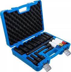 Sada silových nástrčných klíčů, šestihran 1/2", 10 - 24 mm, 18 ks - B5202