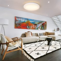 Solight LED stropní světlo Plain, 3CCT, 36W, 2520lm, 3000K, 4000K, 6000K, kulaté, 45cm