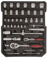 Sada nářadí s Gola sadou 1/2" a 1/4", 187 ks - AH187012