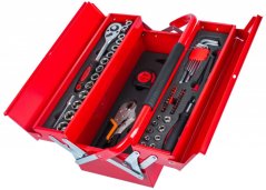 Sada nářadí, gola sada v kovové base, 64 dílů - AH126402