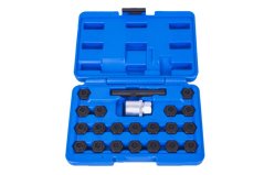 Sada 22 ks klíčů na kola BMW s bezpečnostním profilem - TJ1322