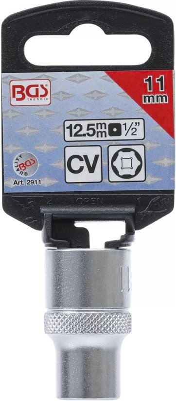 Nástrčná hlavice šestihranná, 1/2", 11 mm - B2911