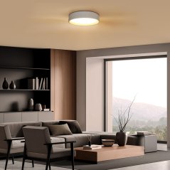Solight LED osvětlení s dálkovým ovladačem Larios White, 48W, 3360lm, 39cm, změna chromatičnosti, stmívatelné