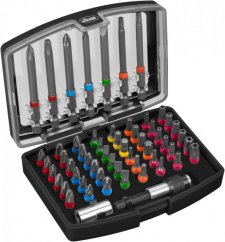 Sada bitů v boxu 57 ks, 1/4" - V5020