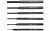 Sada vyrážečů 6ks, 150mm, pr. 1,5, 3, 4, 5, 6, 8mm - YT-47121