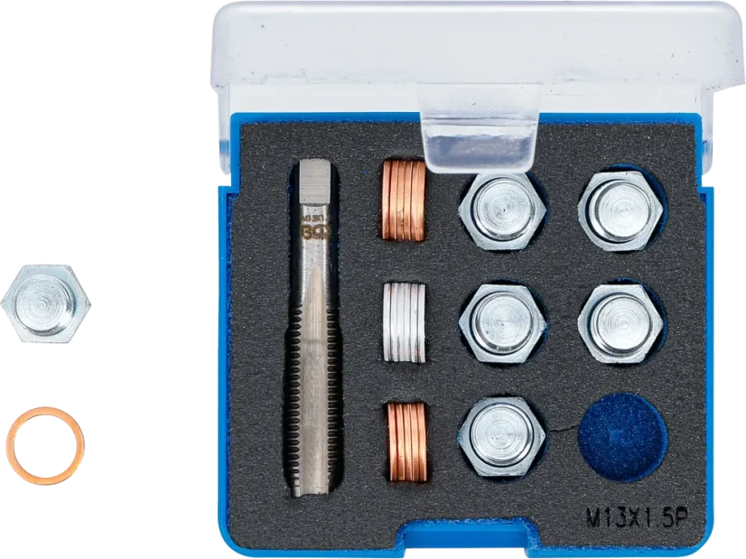 Sada pro opravu závitů olejových van M13 x 1,5 mm, BGS - B156