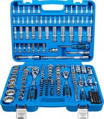 Gola sada a sada nástrčných klíčů "Gear Lock", 1/4", 3/8" a 1/2", 192 ks