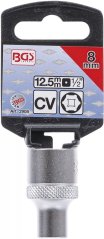 Nástrčná hlavice šestihranná, 1/2", 8 mm - B2908