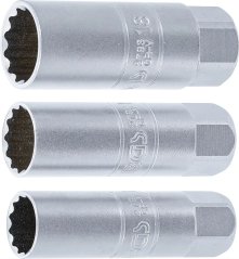 Sada dvanáctihranných bitů,10 mm (3/8"), 14,16,18 mm, 3ks, BGS - B6858