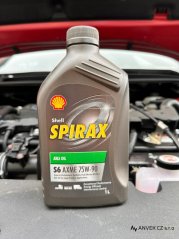 Převodový olej 75w90 SHELL SPIRAX S6 AXME - 1 litr
