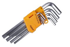 Sada prodloužených imbus klíčů, 9 ks (palcové) - HT260201