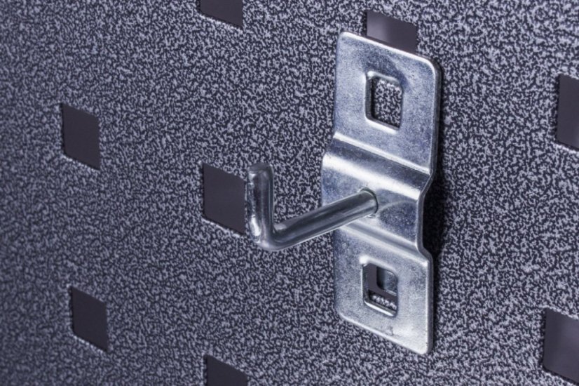 Jednoduchý hák do děrované desky, 35 mm - WGB1331A